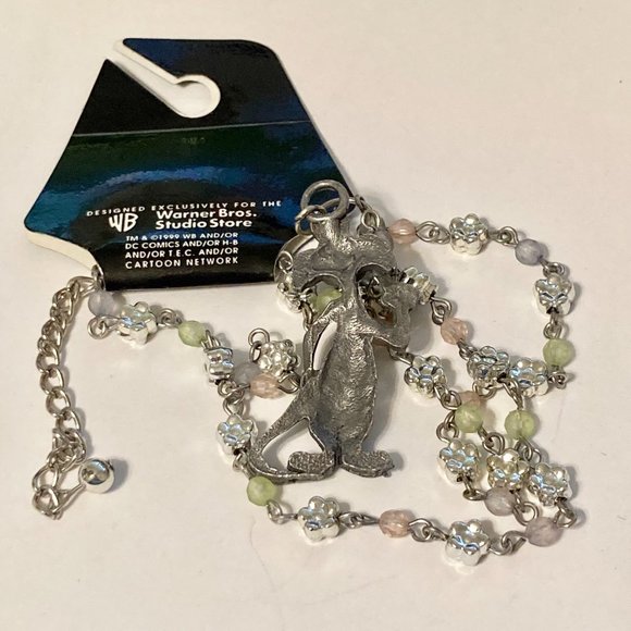 VINTAGE 1999 WB Sylvester Looney Tunes Keychain Rawcliffe Made In USA - Foto 2